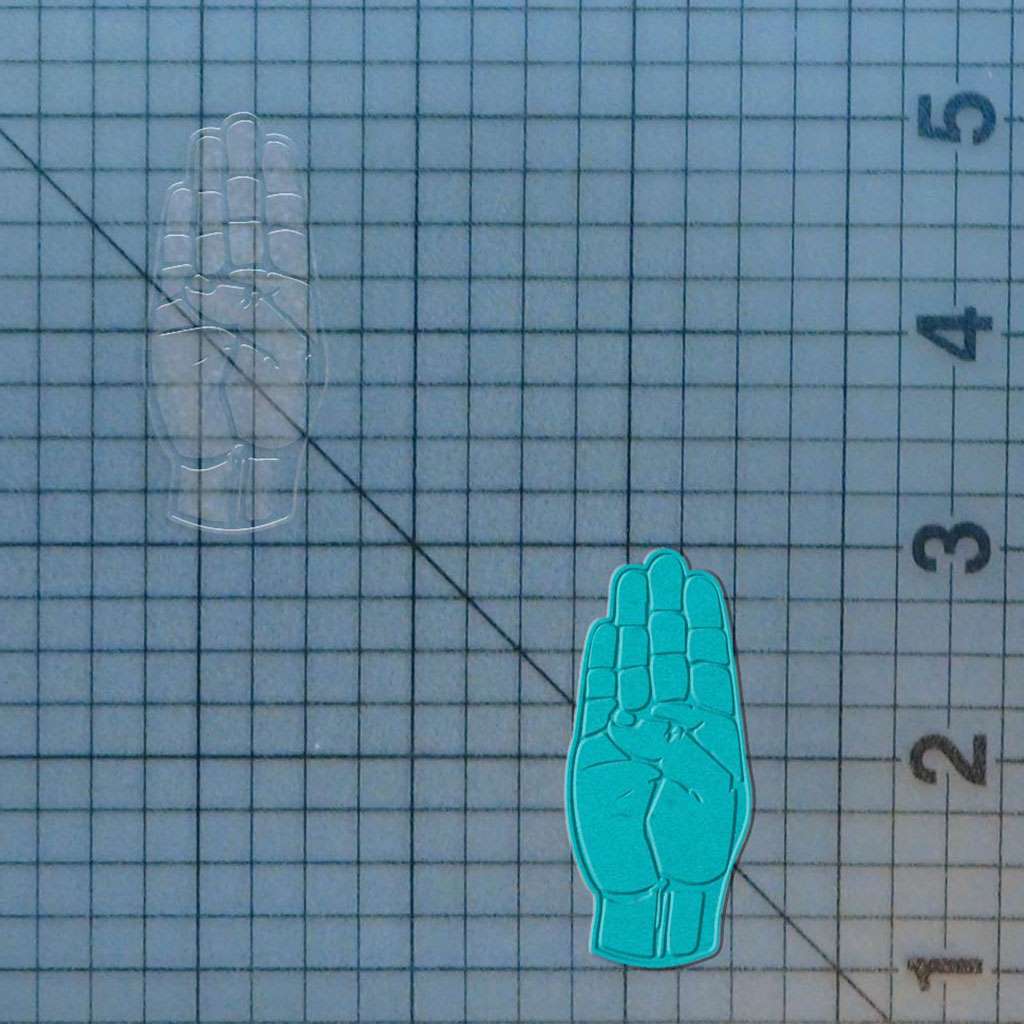 ASL-B 227-602 Cookie Cutter and Acrylic Stamp - Image 2