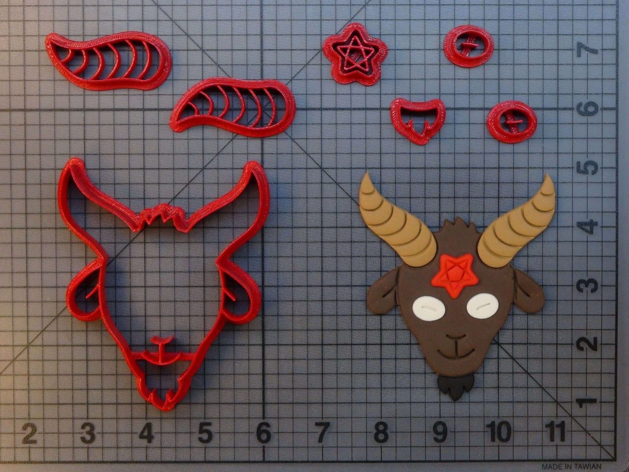Baphomet 266-A551 Cookie Cutter Set