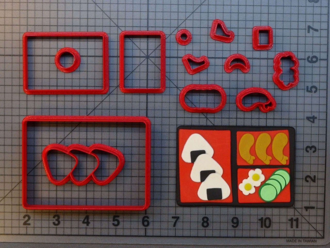 Bento Box 266-A530 Cookie Cutter Set