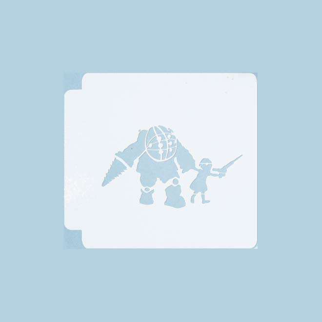 Bioshock - Big Daddy and Little Sister 783-918 Stencil