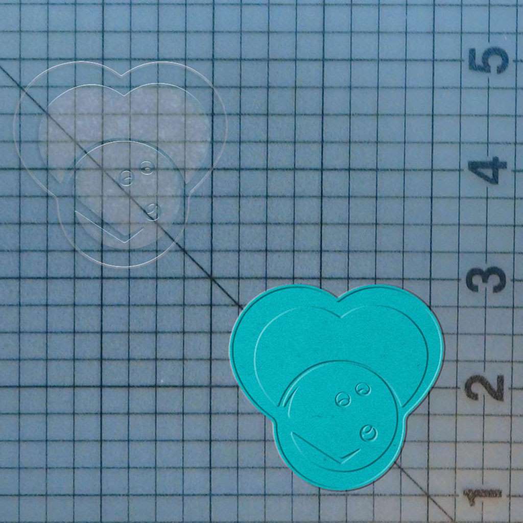 Bowling Heart 227-600 Cookie Cutter and Stamp