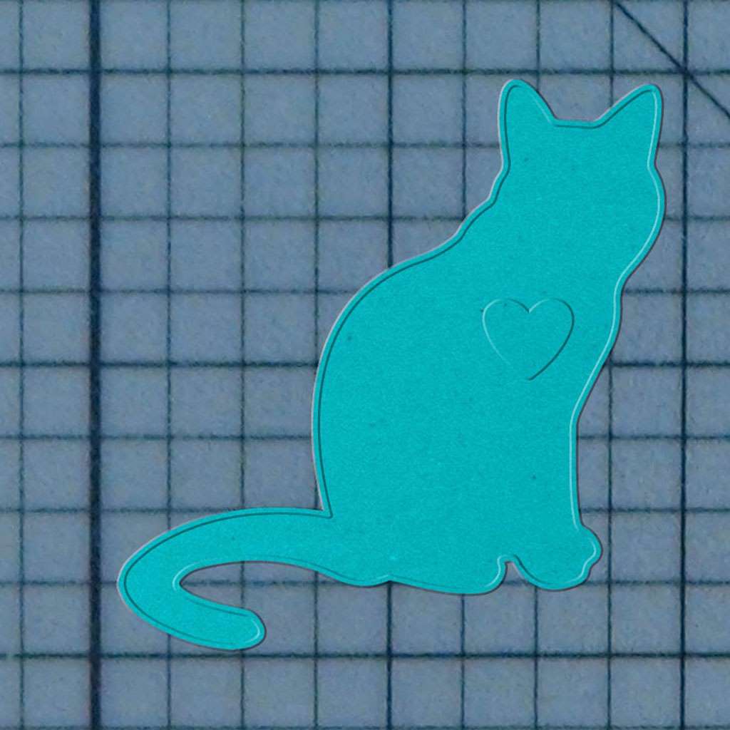 Cat Heart 227-581 Cookie Cutter and Stamp