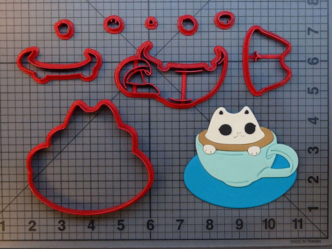 Catpucchino 266-A531 Cookie Cutter Set