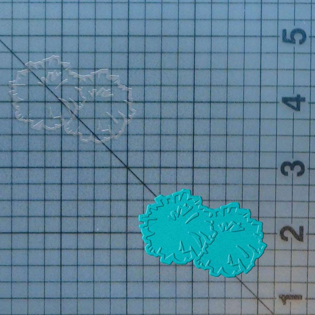 Cheer Poms 227-556 Cookie Cutter and Stamp Imprinted (2)