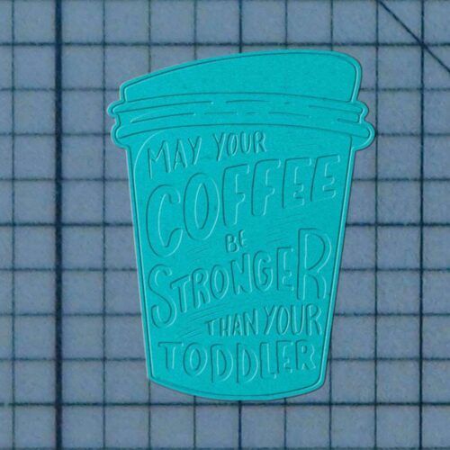 Coffee Quote 227-535 Cookie Cutter and Stamp
