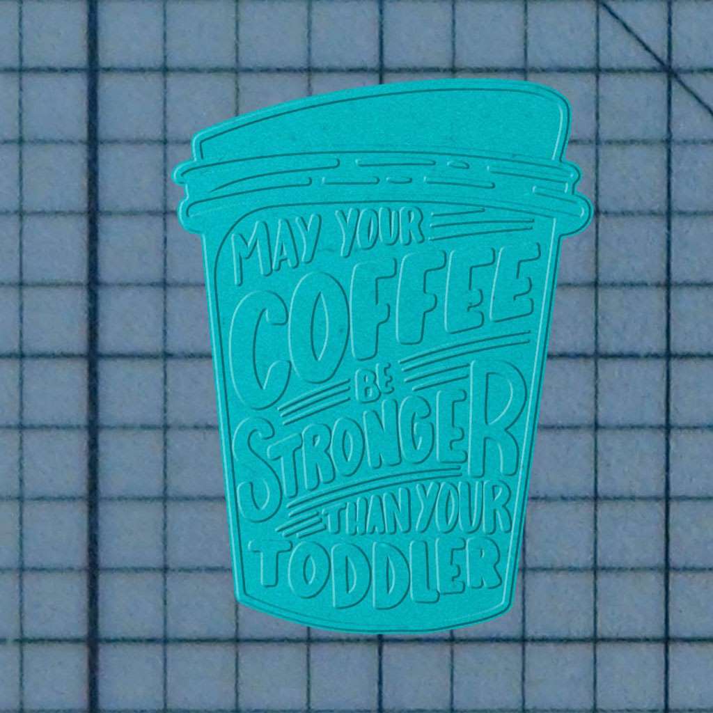Coffee Quote 227-535 Cookie Cutter and Acrylic Stamp - Image 3