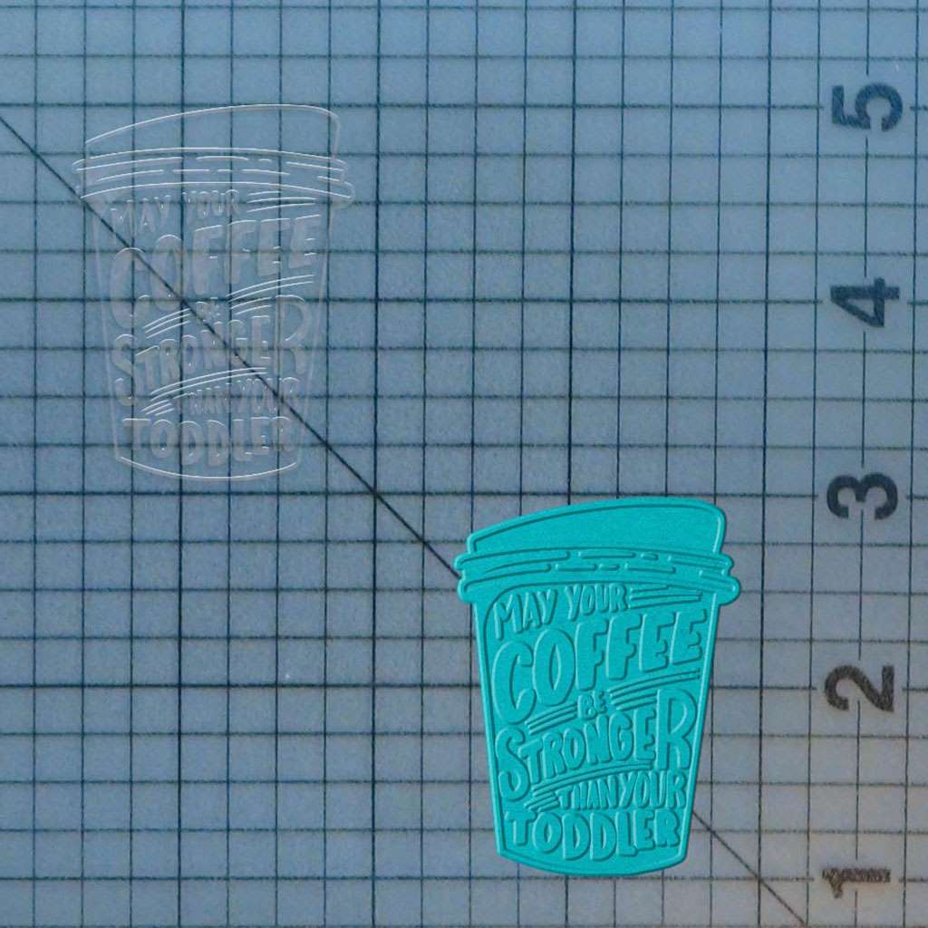Coffee Quote 227-535 Cookie Cutter and Acrylic Stamp - Image 4