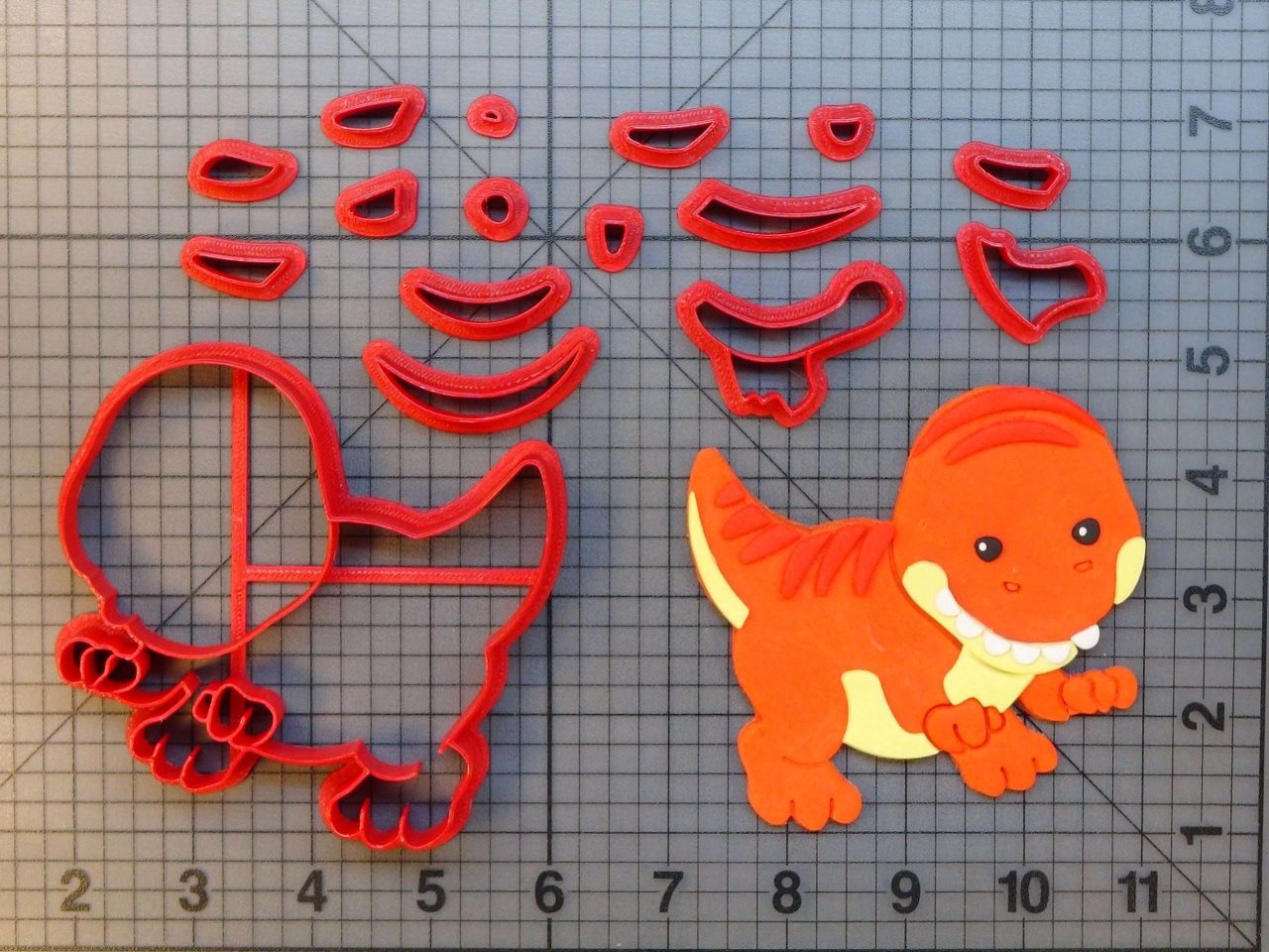Cute Dinosaur 266-768 Cookie Cutter Set