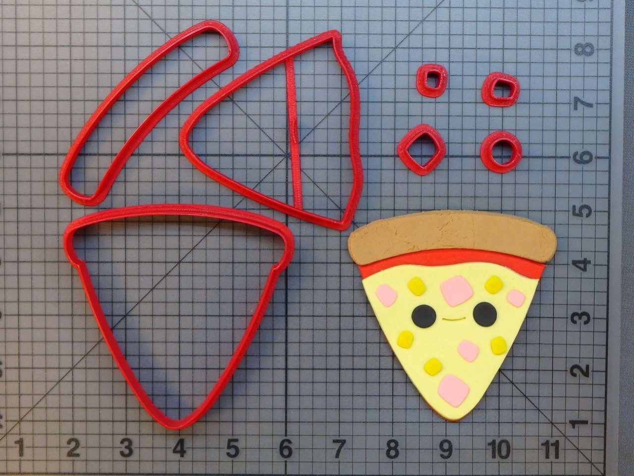 Cute Pizza 266-683 Cookie Cutter Set