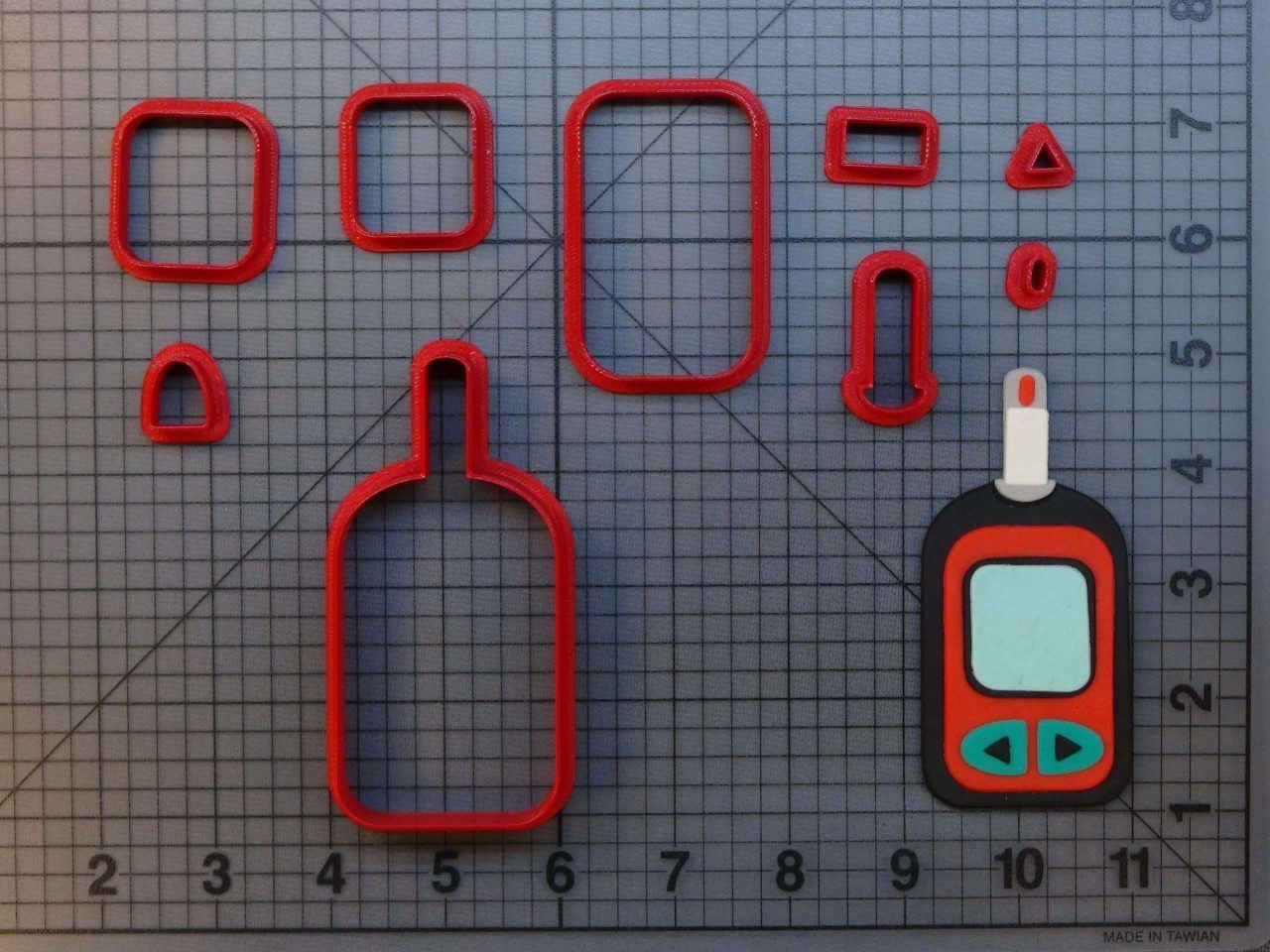 Diabetes 266-A535 Cookie Cutter Set