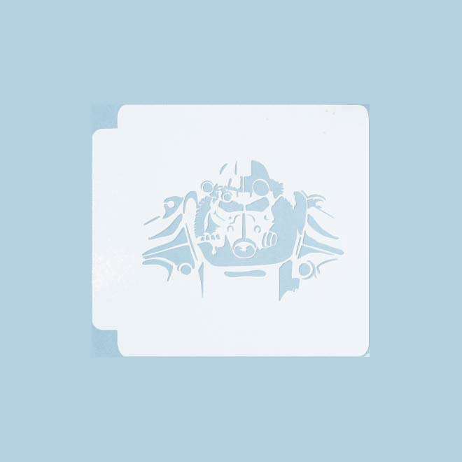 Fallout-Power Armor 783-A454 Stencil