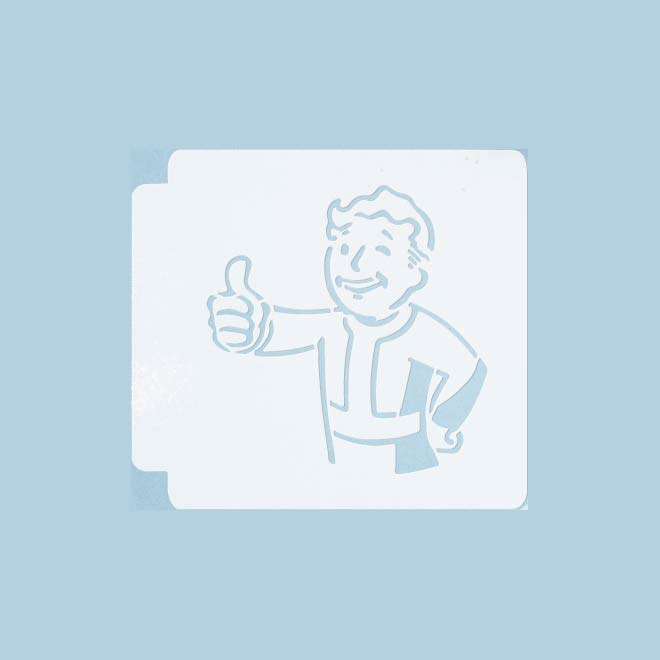Fallout-Vault Boy 783-813 Stencil