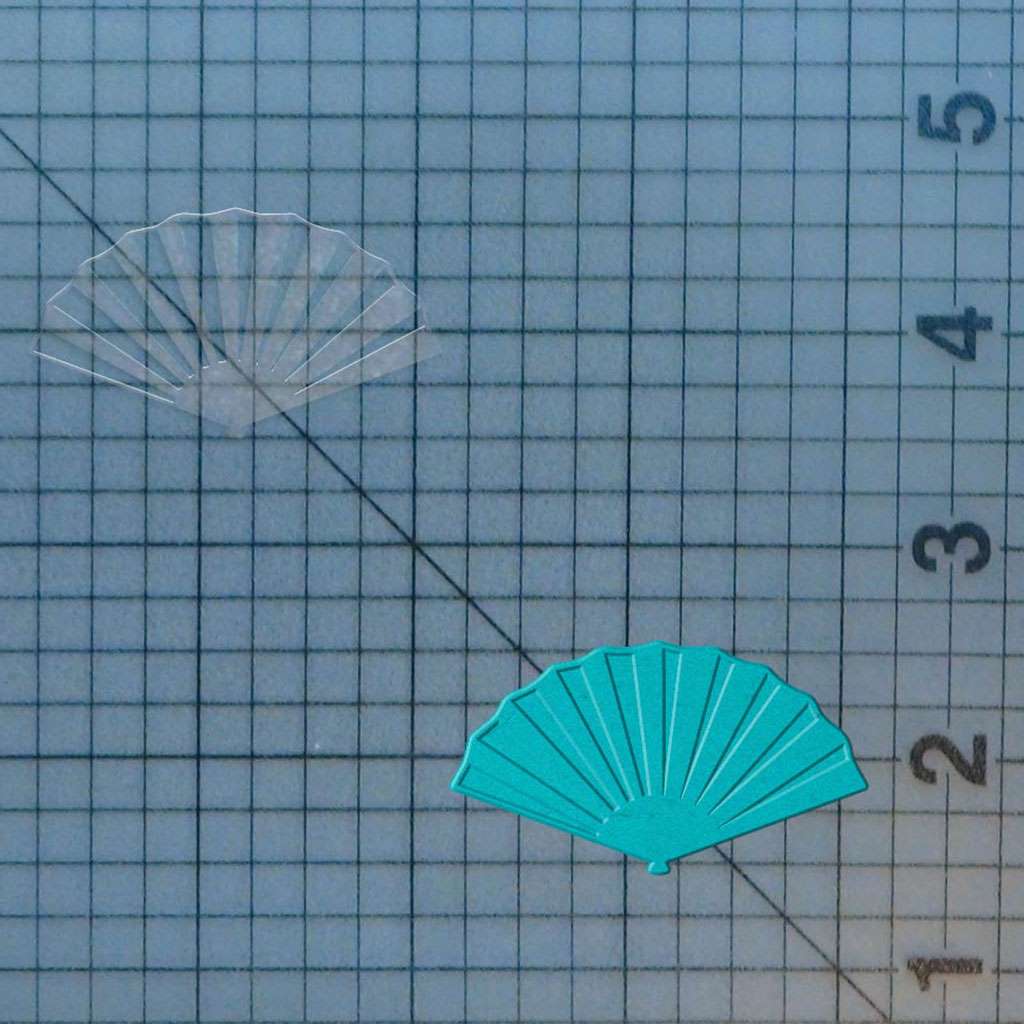 Fan 227-631 Cookie Cutter and Acrylic Stamp - Image 4