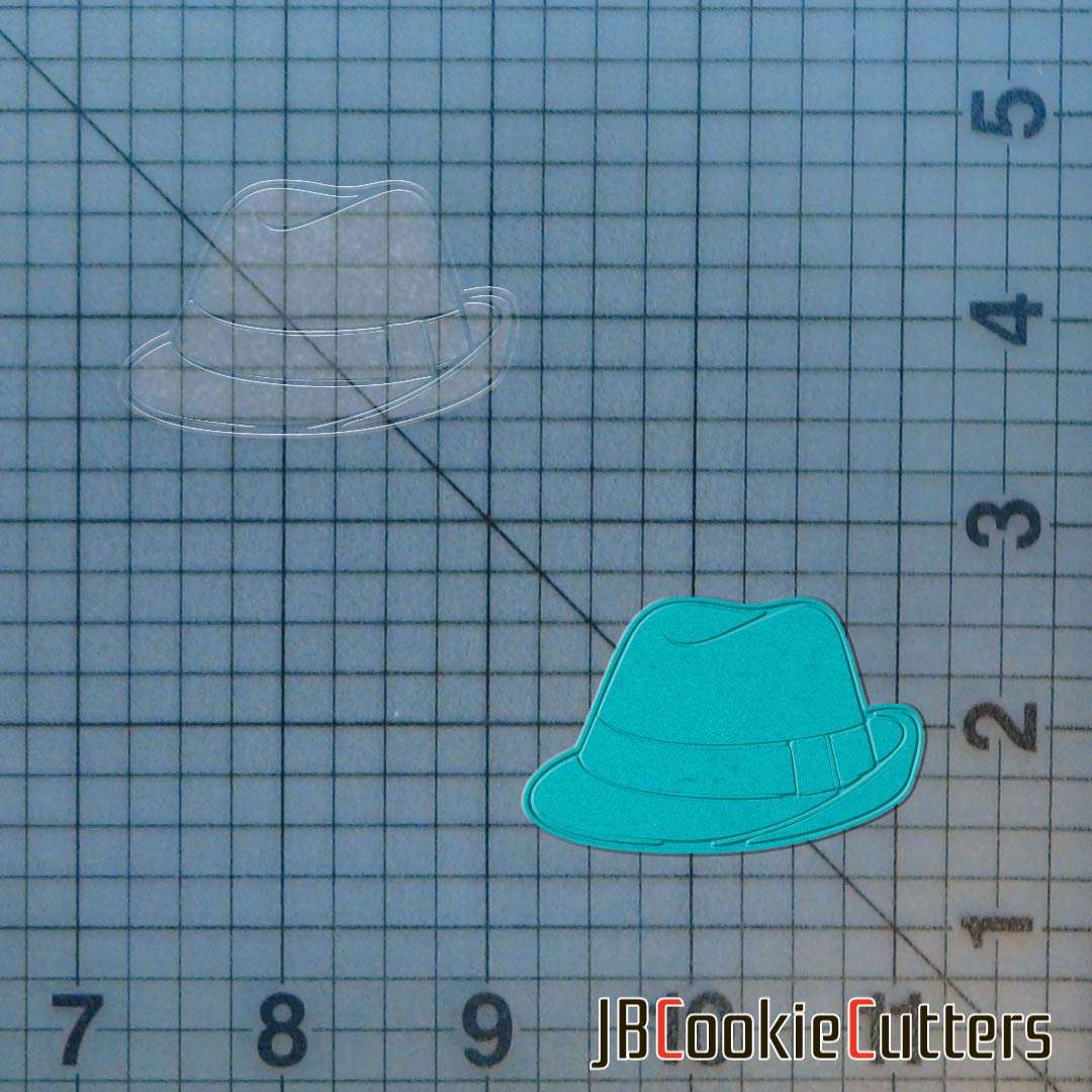 Fedora 227-594 Cookie Cutter and Acrylic Stamp - Image 3