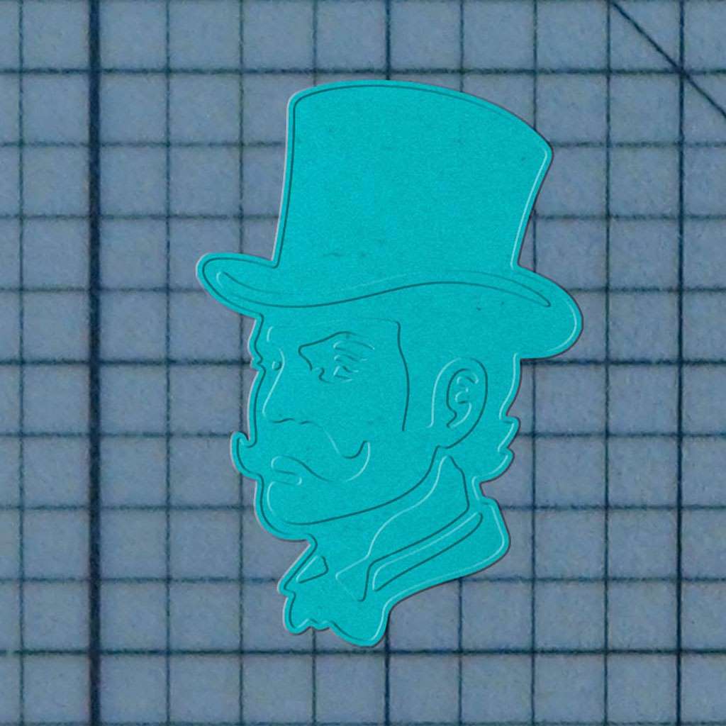 Gentlemen 227-551 Cookie Cutter and Stamp