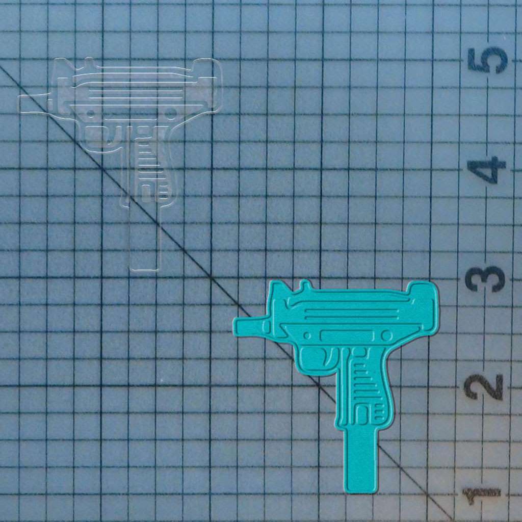 Gun 227-634 Cookie Cutter and Acrylic Stamp - Image 2