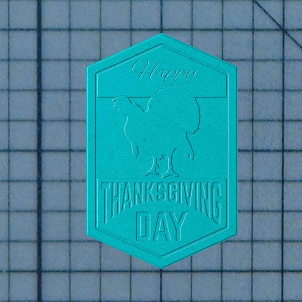 Happy Thanksgiving 227-572 Cookie Cutter and Acrylic Stamp - Image 3