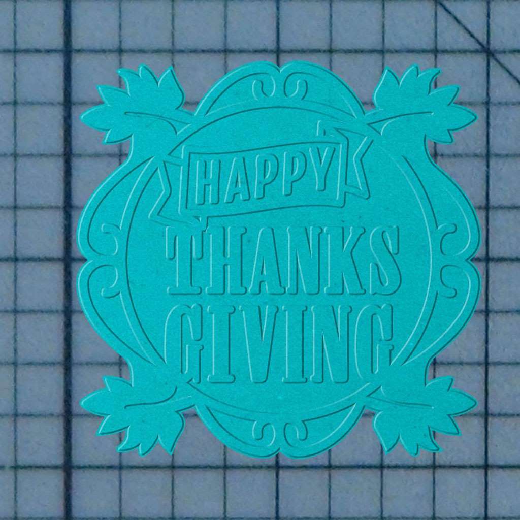Happy Thanksgiving 227-574 Cookie Cutter and Acrylic Stamp - Image 3