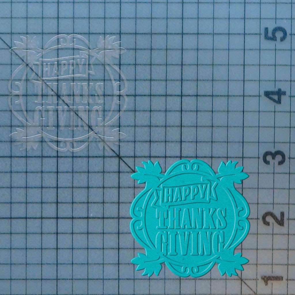 Happy Thanksgiving 227-574 Cookie Cutter and Acrylic Stamp - Image 4