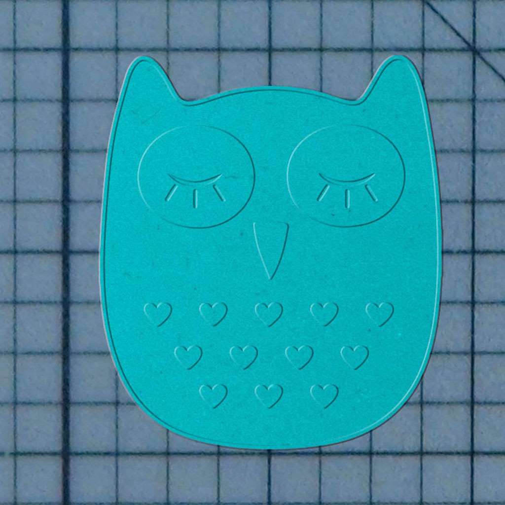 Heart Owl 227-534 Cookie Cutter and Stamp