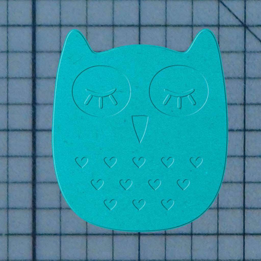 Heart Owl 227-534 Cookie Cutter and Acrylic Stamp - Image 3