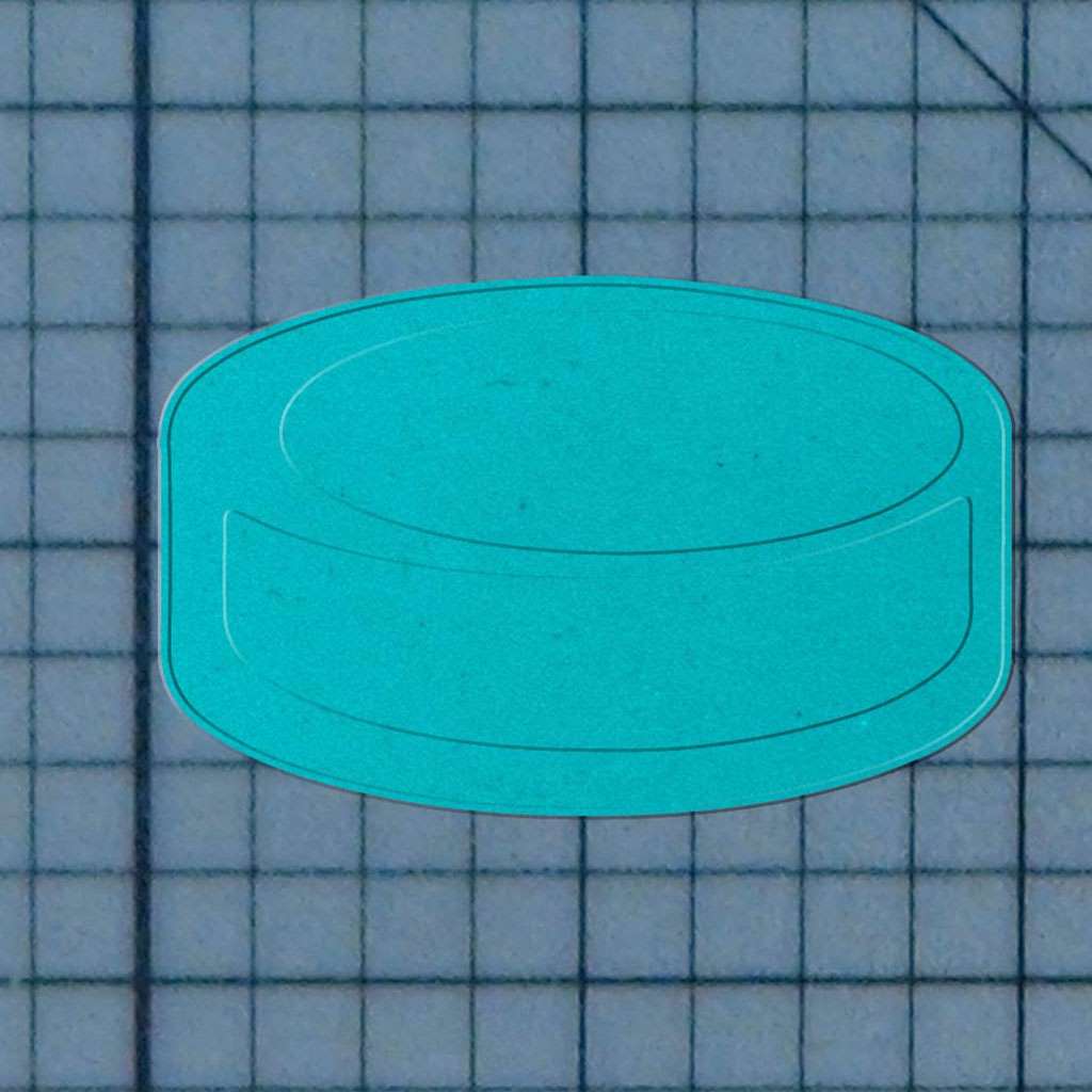 Hockey Puck 227-549 Cookie Cutter and Stamp