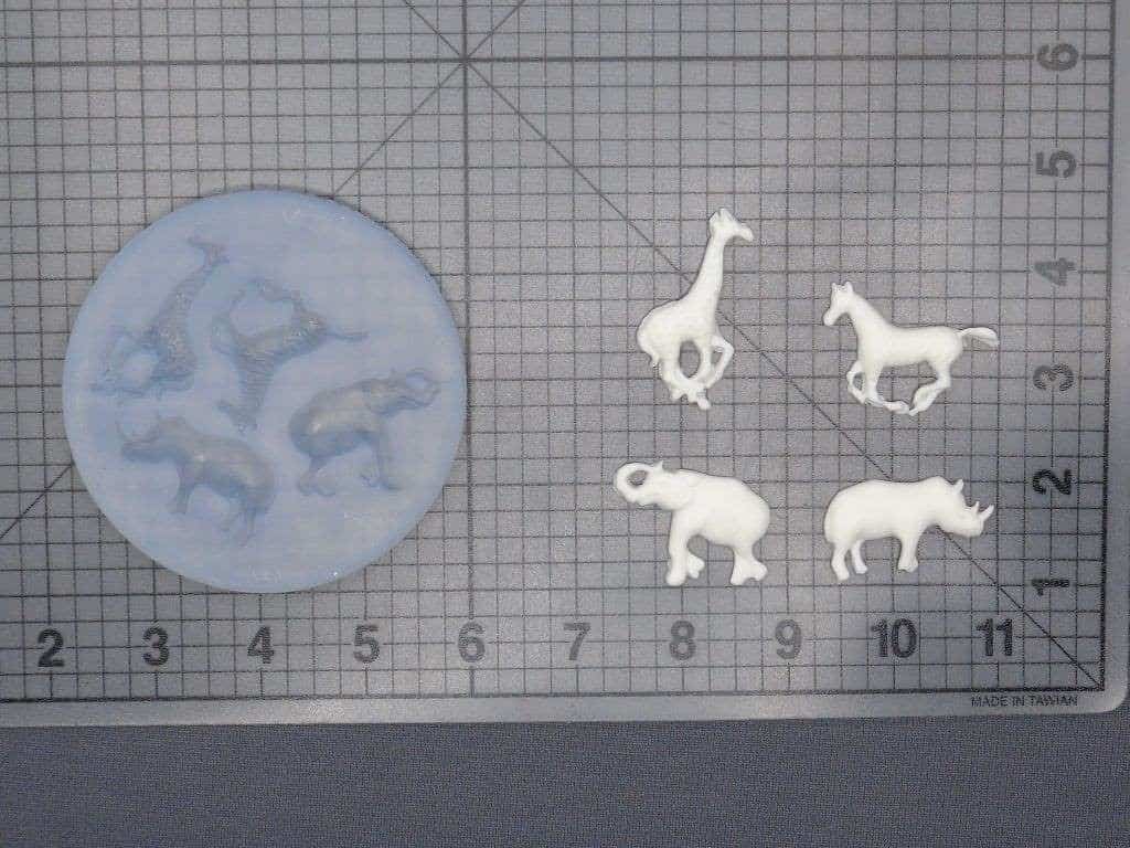 Jungle Animals 745-036 Silicone Mold