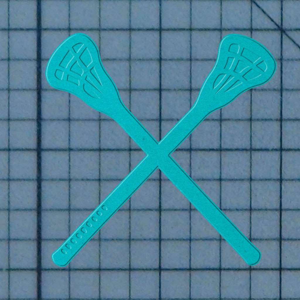 Lacrosse Sticks 227-553 Cookie Cutter and Acrylic Stamp - Image 3