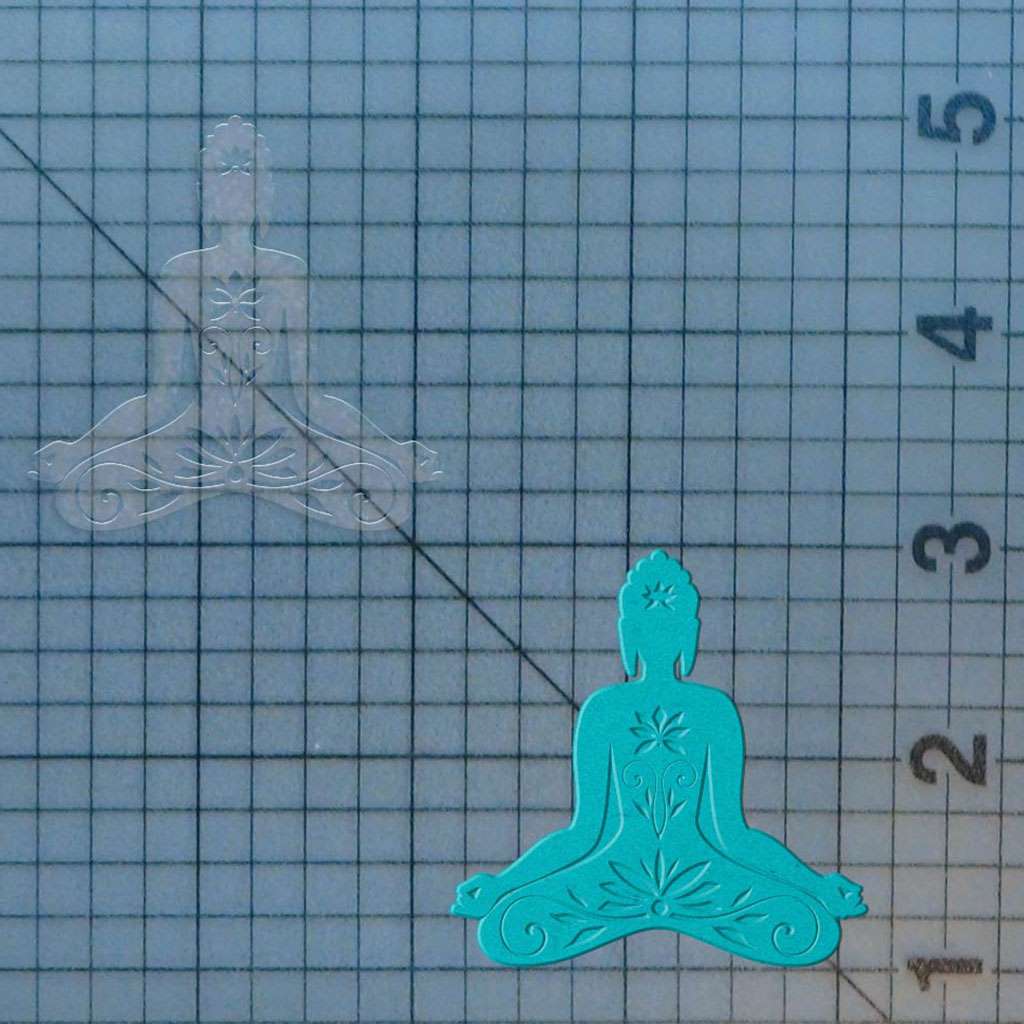 Meditation 227-568 Cookie Cutter and Acrylic Stamp - Image 4