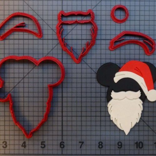 Mickey Santa 266-A508 Cookie Cutter Set
