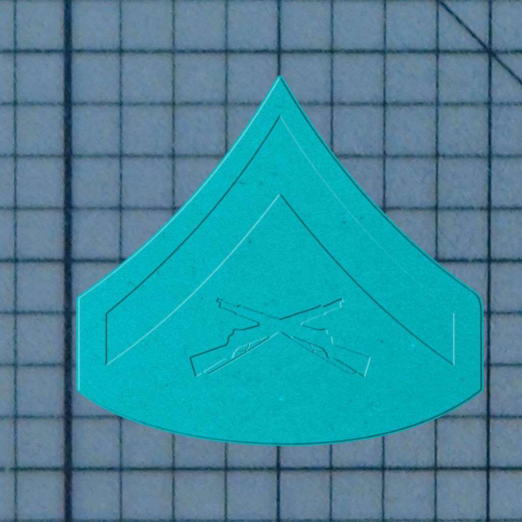 Private First Class 227-562 Cookie Cutter and Acrylic Stamp - Image 3
