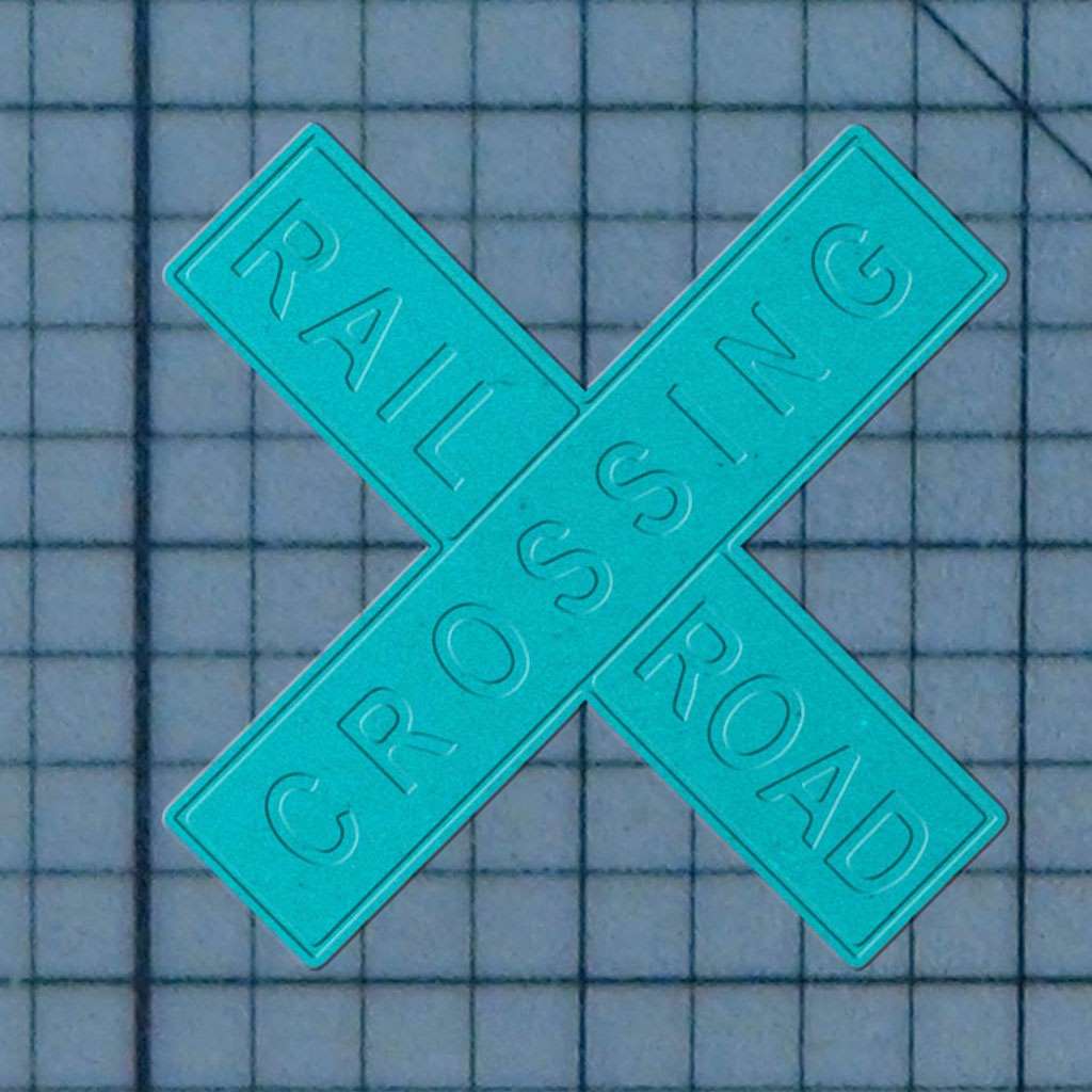 Railroad Crossing 227-174 Cookie Cutter and Stamp