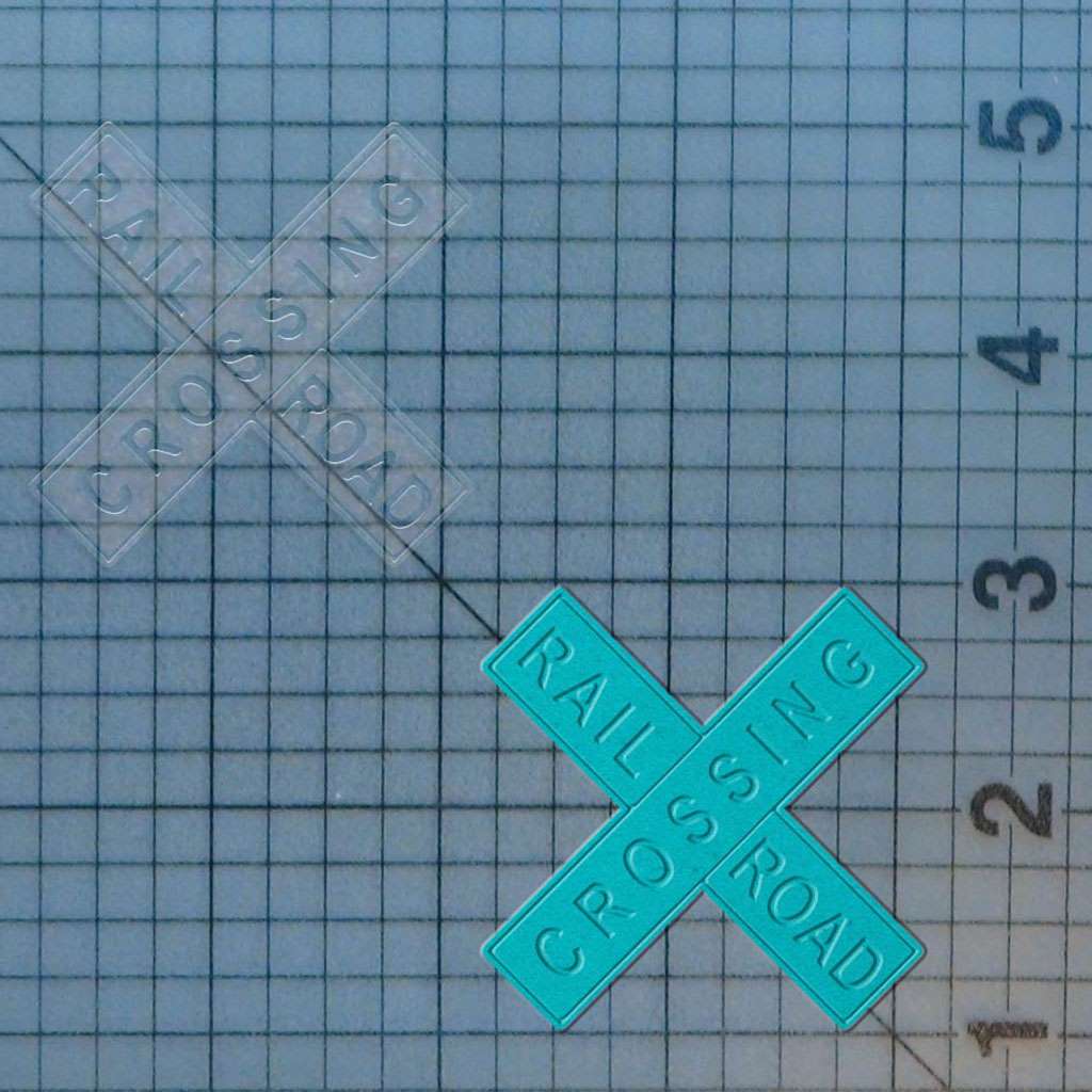 Railroad Crossing 227-174 Cookie Cutter and Stamp