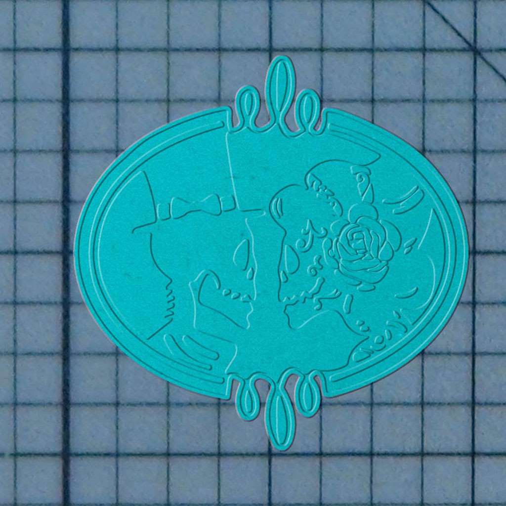 Skeleton Couple 227-542 Cookie Cutter and Stamp