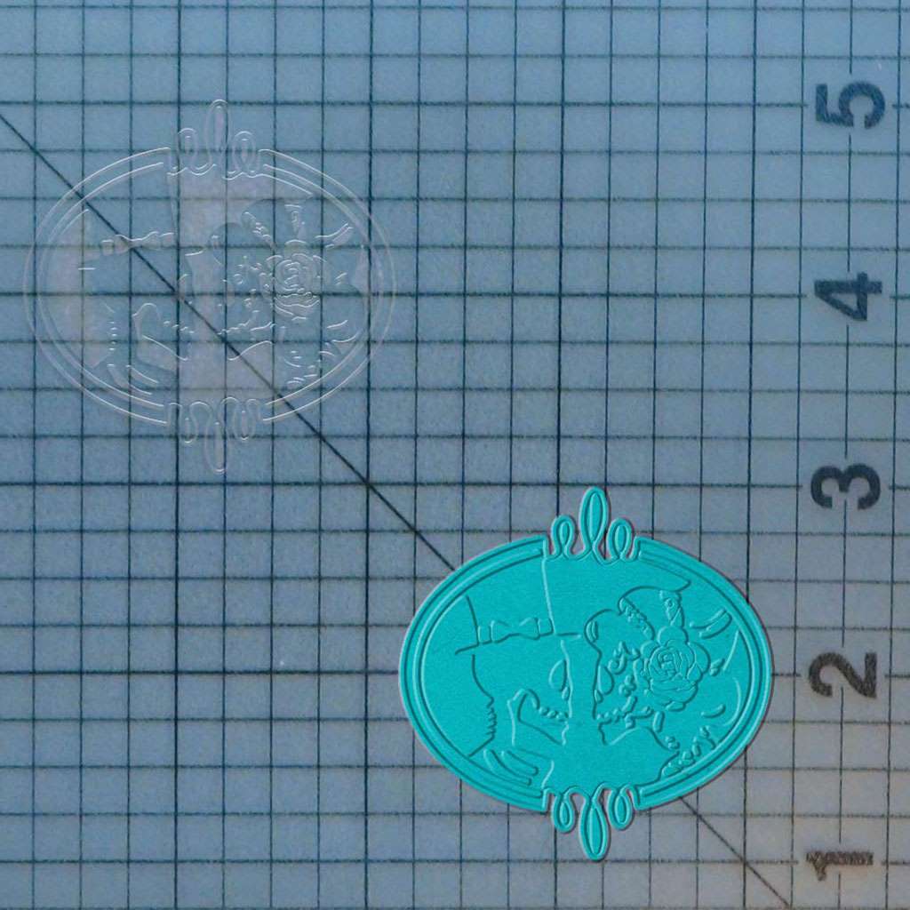 Skeleton Couple 227-542 Cookie Cutter and Stamp