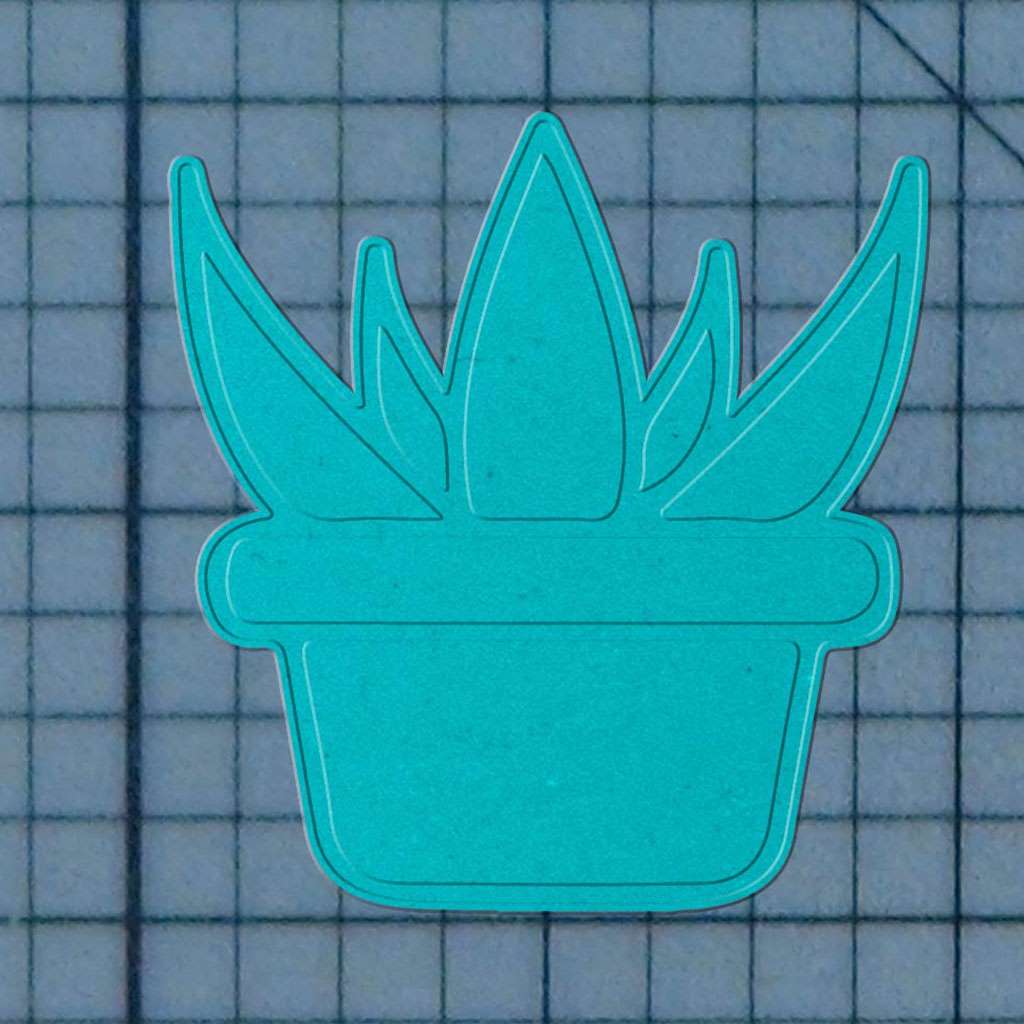 Succulent 227-547 Cookie Cutter and Stamp