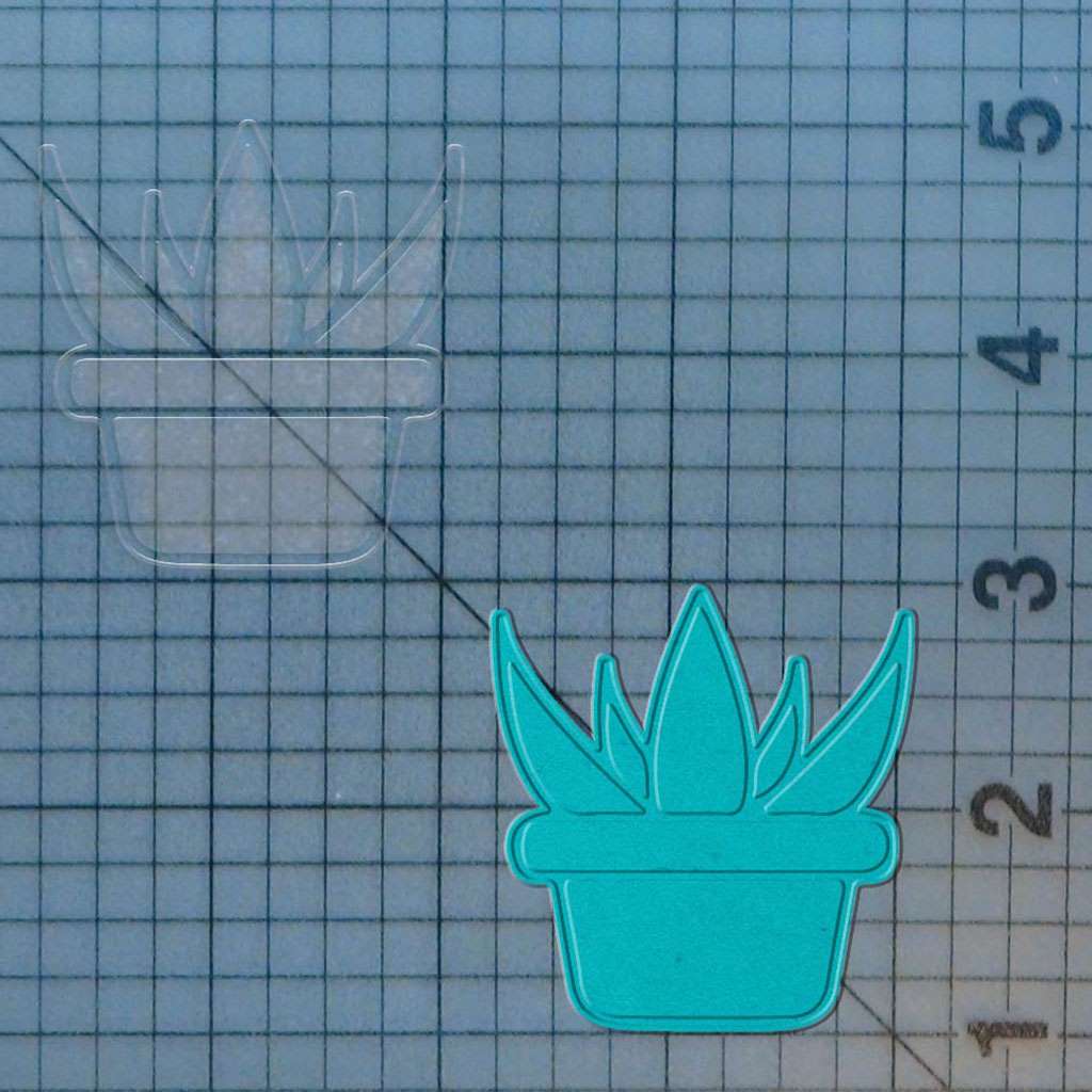Succulent 227-547 Cookie Cutter and Acrylic Stamp - Image 2
