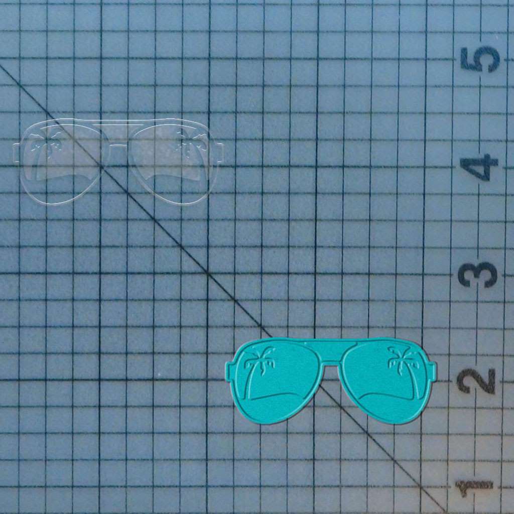 Sunglasses 227-573 Cookie Cutter and Acrylic Stamp - Image 2