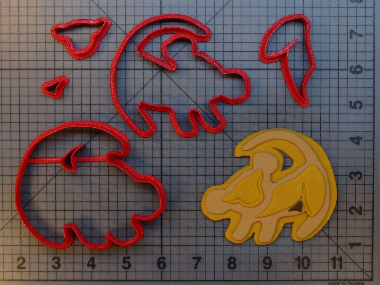 The Lion King - Simba 266-A509 Cookie Cutter Set