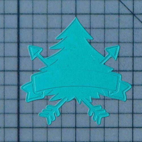 Tree Banner 227-576 Cookie Cutter and Stamp