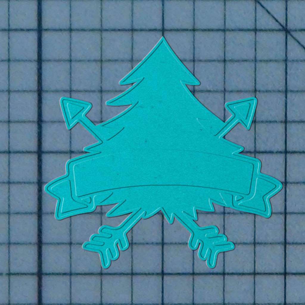 Tree Banner 227-576 Cookie Cutter and Stamp