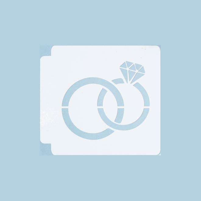 Wedding Rings 783-A189 Stencil