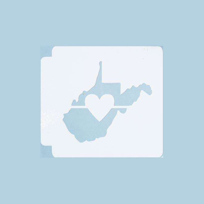 West Virginia State Love 783-A371 Stencil
