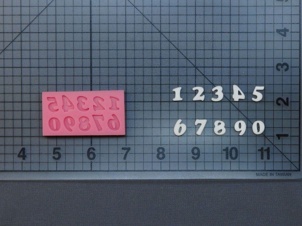 Numbers LK209 Silicone Mold