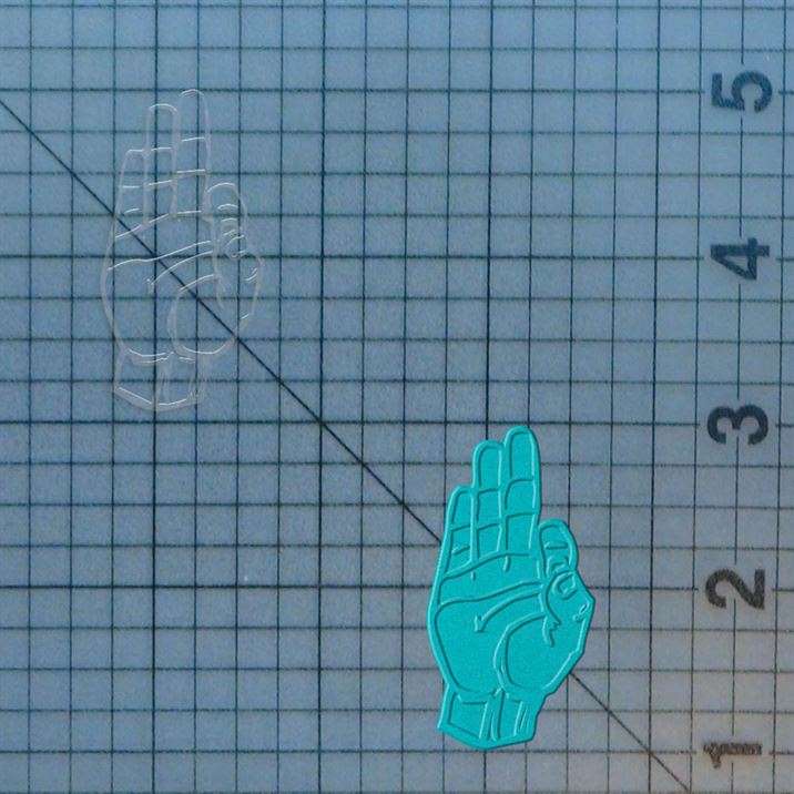 ASL - F 227-606 Cookie Cutter and Acrylic Stamp - Image 4