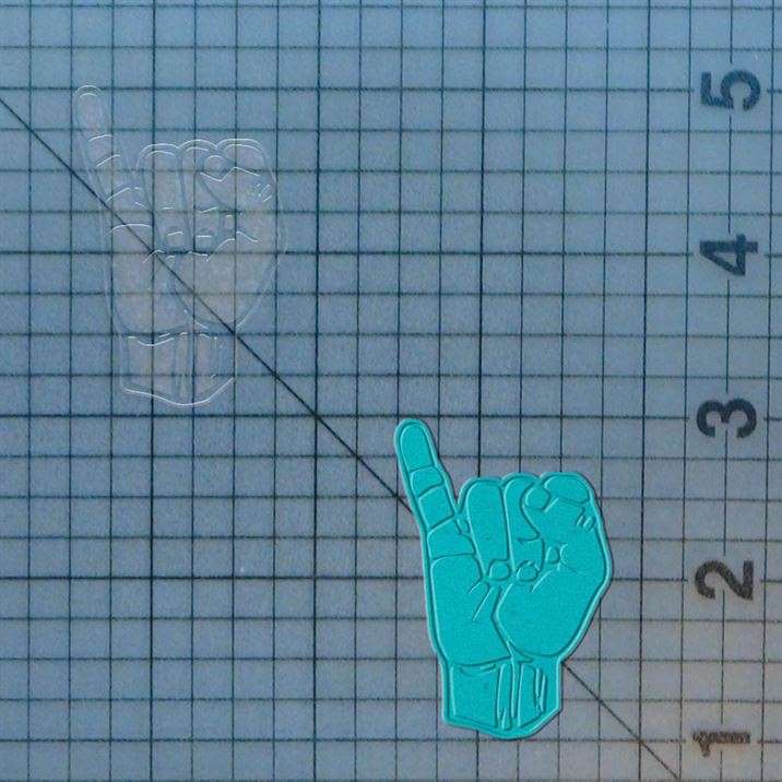 ASL - I 227-609 Cookie Cutter and Acrylic Stamp - Image 2