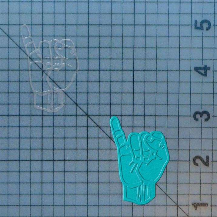 ASL - I 227-609 Cookie Cutter and Stamp