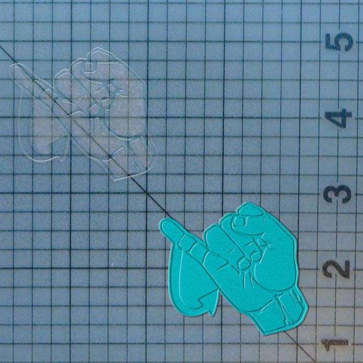 ASL - J 227-610 Cookie Cutter and Acrylic Stamp - Image 2