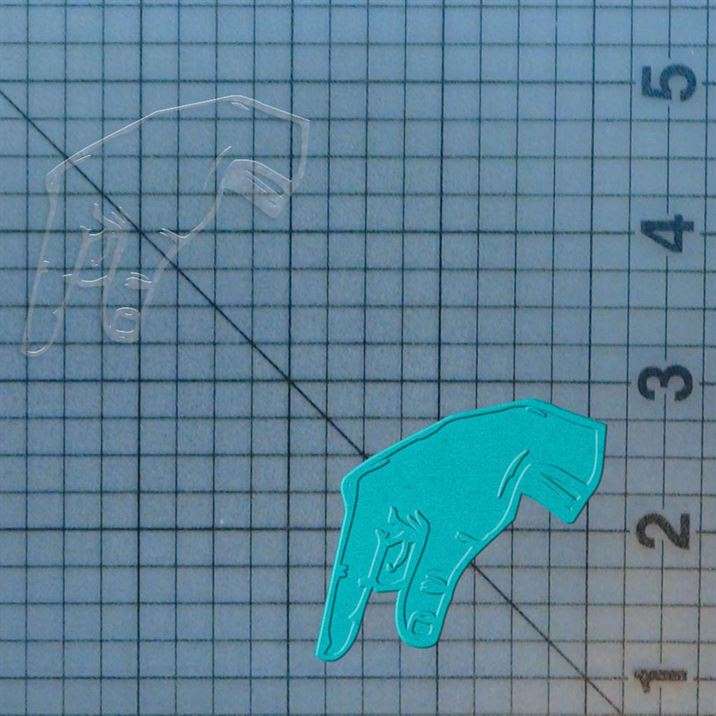 ASL - Q 227-617 Cookie Cutter and Acrylic Stamp - Image 4