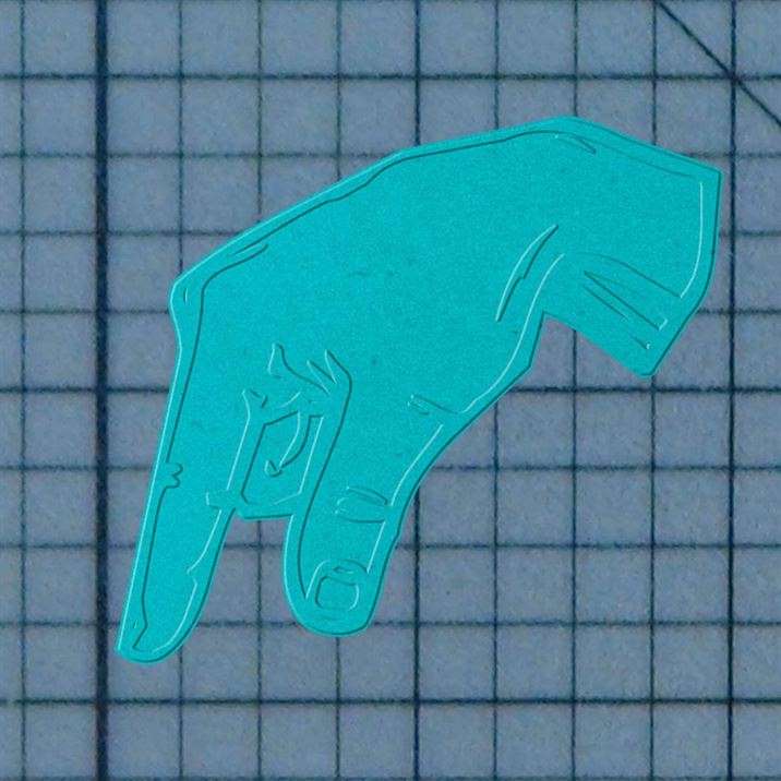 ASL - Q 227-617 Cookie Cutter and Acrylic Stamp - Image 3